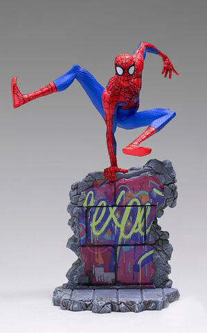 Statuette Iron Studio - Spider-man New Generation - Deluxe 1/10 Peter B. Parker